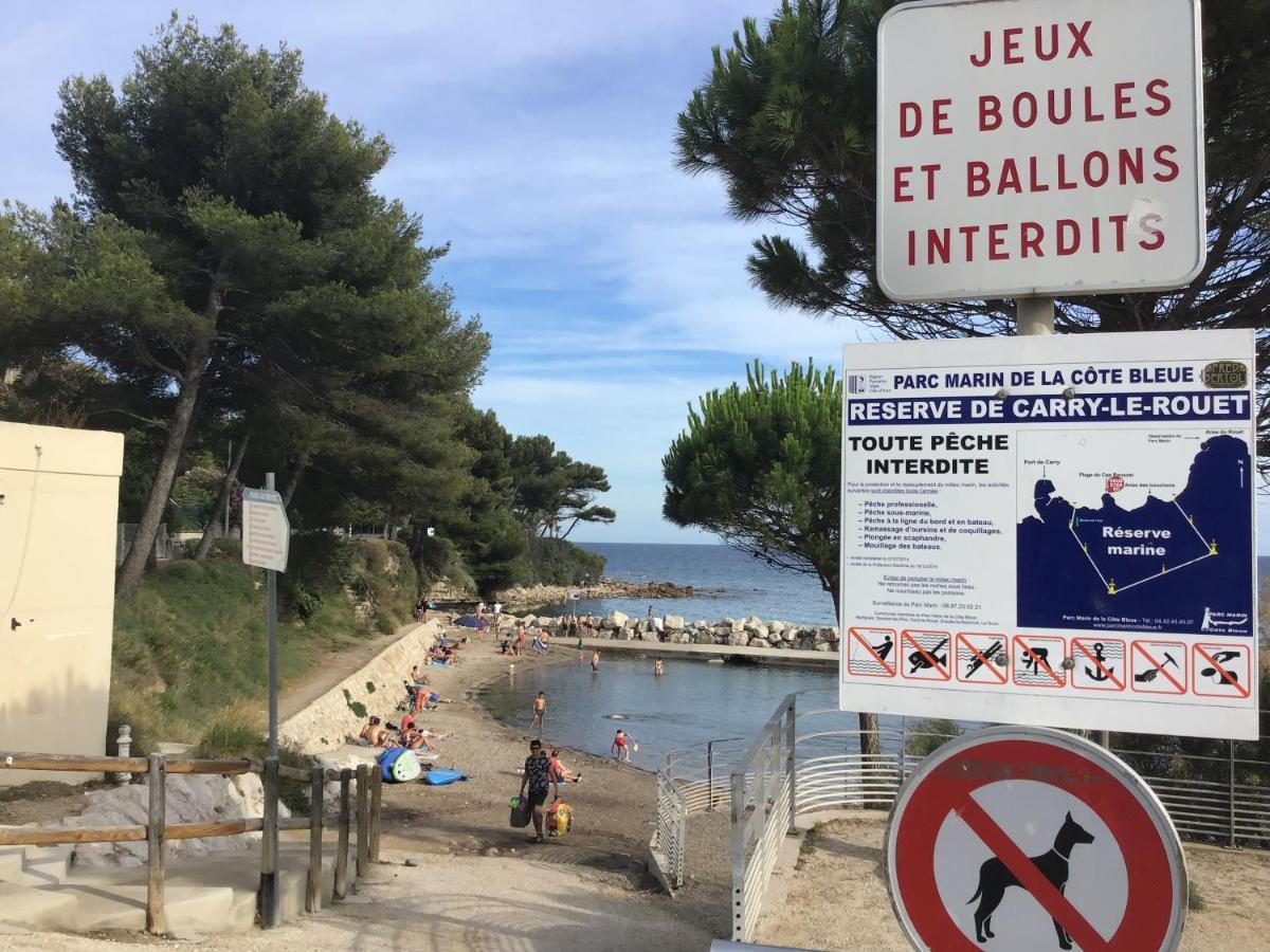 Studio Plage Du Cap Rousset 卡里勒鲁埃 外观 照片